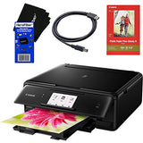 Canon Pixma TS8020 Wireless All-In-One Printer with Scanner, Copier & 4.3" Touch Screen (Black) +