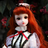ICY Fortune Days 24 inch 1/3 Scale Nordic Girl Series Ball Jointed Doll BJD with 26 Move Joints, 3D Eyes and Eyelashes, Lifelike Makeup, Best Gift for Girl as Brithday, Chritmas Gift (Yunina)