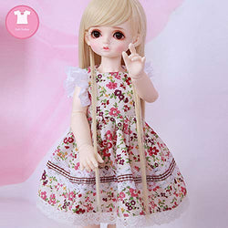 HGFDSA BJD Doll Clothes Fashion Design Handmade Dress for 1/4 SD Dolls DIY Toys for Girl Doll - No Doll,B