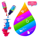 Jelife Epoxy Resin Color Pigment - Upgraded 20 Color Liquid Resin Colorant for UV Resin, Non-Toxic Epoxy UV Resin Dye Perfect for Resin Jewelry Making DIY Crafts Art Tumblers Cup Decorating, Each 10ml