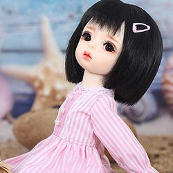 1/6 BJD Doll 26cm Ball 19 Jointed Dolls Action Full Set Figure, Doll with Skirt Wig Shoes and Accessories Best Gift for Girls (with Gift Box)