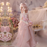 AN-LOKLIK BJD Doll 1/4 LDS CAI Body Pink Flower Fairy Fullset Ball Jointed Doll Resin Gift Girls Romatic Dolls