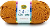 Lion Brand Yarn - 24/7 Cotton - 6 Skein Assortment (Mix 6)