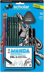 Prismacolor Scholar Manga Drawing Set, 10 Piece Kit (1822417)
