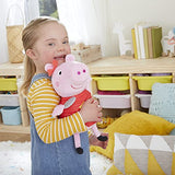 Hasbro Peppa Pig Oink-Along Songs Peppa Singing Plush Doll with Sparkly Red Dress and Bow, Sings 3 Songs Inspired by The TV Series, Ages 3 and up