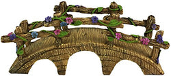 Twig & Flower The Magical Garden Fairy Bridge with Hand Painted Flowers & Vines