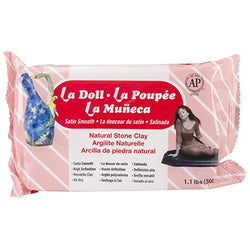 ACTIVA La Doll Natural Air Dry Stone Clay 1.1 pound (500g)