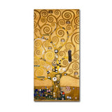 Tree of Life 'Soclet Frieze', 1905 Artwork by Gustav Klimt, 16 by 32-Inch Canvas Wall Art