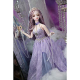 Dream Fairy Fortune Days Original Design 60 cm Dolls(with Gift Box), Series 26 Joints Doll, Best Gift for Girls (Violet)