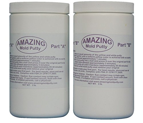 Alumilite Amazing Mold Putty 2 Part 6 Pound