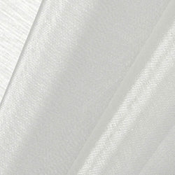 White Mirror Organza Fabric 58"/60" Wide – 100 Yards By Roll (FB)