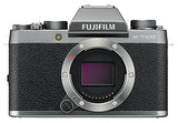 Fujifilm X-T100 Mirrorless Digital Camera w/XC15-45mmF3.5-5.6 OIS PZ Lens - Dark Silver