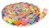 RayLineDo 15 Yards Colorful Sector Fabric Embroidery Polyester DIY Lace Applique Sewing Craft