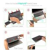 Mosiso Plastic Hard Case with Keyboard Cover with Screen Protector for MacBook Air 13 Inch (Models: