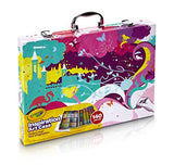 Crayola Inspiration Art Case - Pink, Portable Art Studio, 140 Art & Coloring Supplies, Paper,