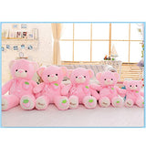 YXCSELL 3 FT 39" Bright Pink Cute Soft Plush Stuffed Animals Giant Teddy Bear Toys with Strawberry Embroidery