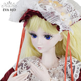EVA BJD 1/3 22inch Mary Princess 56cm 19 Joint Ball Jointed Dolls Toy Surprise Gift