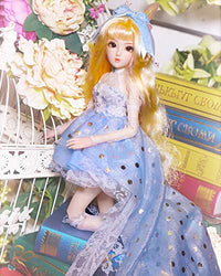 Diary Queen Fortune Days Original Design 18 inch Dolls(with Gift Box), Series 26 Joints Doll, Best Gift for Girls (LILIKA)