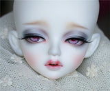 Zgmd 1/4 BJD Doll Ball Jointed Doll Mermaid Doll Head With Face Make Up Half Close Eyes