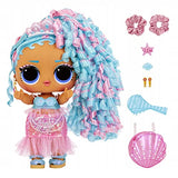 LOL Surprise Big Baby Hair Hair Hair Large 11” Doll, Splash Queen with 14 Surprises Including Shareable Accessories and Real Hair – Great Gift for Kids Ages 4+