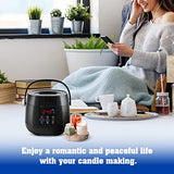 TCFUNDY Candle Making Wax Melting Pot, Electric Non-Stick Candle Wax Melter Pot, DIY Candle Making Kit for Adults, Soy Wax and Beeswax Candle Maker