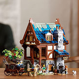 LEGO Ideas Medieval Blacksmith 21325 Building Kit; Impressive Build-and-Display Model for Adults, New 2021 (2,164 Pieces)