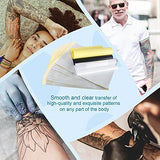 Tattoo Transfer Paper, AZELMADE 20PCS Premium Thermal Stencil Paper, 4 Layers DIY Tattoo Tracing Paper for Tattooing to Skin Tattoo Transfer Kit Tattoo Supplies, Size A4