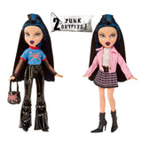 Bratz Pretty ‘N’ Punk Jade Fashion Doll with 2 Outfits and Suitcase, Collectors Ages 6 7 8 9 10+