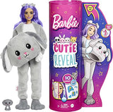 Barbie Cutie Reveal Dolls with Animal Plush Costume & 10 Surprises Including Mini Pet & Color Change, Gift for Kids 3 Years & Older