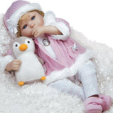Paradise Galleries Lifelike Reborn Baby Doll in Flextouch Silicone Vinyl Penguin, 22 inch Weighted Girl Doll, 7-Piece Doll Gift Set