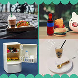 Benvo Miniature Drinks 24 Pcs Little Pet Shop Accessories Mini Dollhouse Drinks Supplies Dolls Playsets(Coffee Coke Milk Milkshake Milktea Frap, 4 of Each Kind)