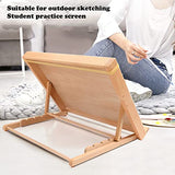 Desktop Drawing Sketching Easel, A3 Desk Easel, Drawing Board, 4-Position Adjustable Table Easel Painting Board for Artists, Children, Beginners