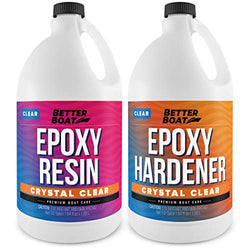 Epoxy Resin Clear Epoxy Resin Kit for Resin Molds, Table Top Art Resin Craft Jewelry Casting DIY Tumblers & Wood 1 Gallon 2 Part Resin Epoxy Kit Resin Supplies for Beginners Clear Resin for Resin Art
