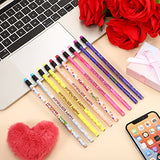 Birthday Pencils Color Changing Pencil Happy Birthday Pencils with Top Erasers Teacher Reward Pencils Kids Birthday Pencils and Erasers Happy Birthday Party Favors for Classrooms Party Supplies (15 Pieces)