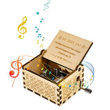 OEAGO Gifts for Dad & Men from Daughter-Laser Engraved Vintage Wooden Music Box-You are My Sunshine Music Box,Unique Best Gifts for Fathers Day/Christmas Stocking Stuffers/Birthday/Thanksgiving Day
