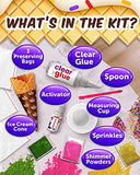 Ice Cream Slime Kit - Make Your Own Slime Kits for Girls Ages 10 12 - Slime Ice Cream Kits - Mini Ice Cream Party Favor DIY Slime for Girls Best Ice Cream for Girls - Slime Kit Under 10 Dollars