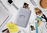 Fujifilm Instax Mini Link Smartphone Printer with Fuji Instax Mini Film (20 Sheets), Neego Protective Case, Instax Photo Album and USB Adapter (Ash White)