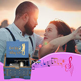 UNIQLED Music Box I Love You Gift - Hand Crank Wood Music Boxes Tiny Cute Musical Gift Presley | Can't Help Falling in Love | Gifts for Girlfriend/Husband/Wife/for Valentine's Day/Christmas/Birthday