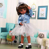 UCanaan BJD Doll, 1/6 SD Black Dolls 12 Inch 18 Ball Jointed Doll DIY Toys with Full Set Clothes Shoes Wig Makeup, Best Gift for Girls-Xinyi