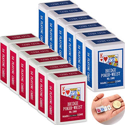 6 Pieces 1:12 Dollhouse Miniature Decoration Card Deck Miniature Games Poker Playing Cards Mini Magic Poker Decks Cards