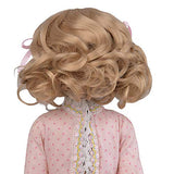 AIDOLLA 1/3 Head Circumference Doll BJD Wig High Temperature Silk Cute Short Curly Doll Disguise Game
