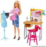 Barbie Fashion Design Studio Playset with Sewing Machine Station, Dress Form and Themed Toys, for 3 to 7 Year Olds