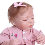 Lullaby 45CM Reborn Baby Dolls 18inch Anatomically Correct Baby Doll Girls Lifelike Reborn Dolls Silicone Full Body Bathable