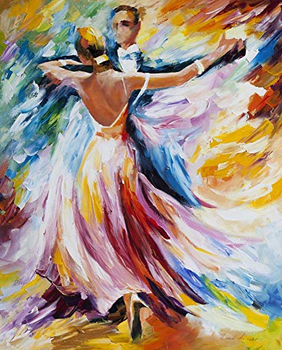 Oil Painting Ball Wall Art On Canvas By Leonid Afremov Studio - Waltz