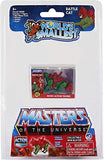 Worlds Smallest Masters of The Universe Bundle Set of 4 Mini Figures - He-Man - Skeletor - Teela - Battle Cat