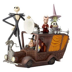 Enesco Disney Traditions by Jim Shore The Nightmare Before Christmas Characters on Mayor's Car Figurine, 6.5 Inch, Multicolor