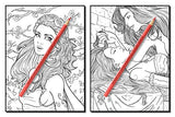 Vampires: An Adult Coloring Book with Sexy Vampire Women, Dark Fantasy Romance, and Haunting Gothic Scenes for Relaxation