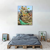 All Zoo Wild Animals - Modern Wall art print canvas posters oil painting for Home decoration