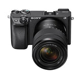 Sony Alpha a6300 ILCE6300M/B 24.2 MP Mirrorless Digital Camera with F3.5-5.6 OSS Zoom Lens, E 18-135mm, Black