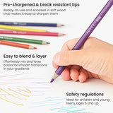Arteza Kids Scented Colored Pencils, Set of 24 Easy-to-Grip Pencil Crayons, Triangular Shape, Pre-Sharpened, Art and School Supplies for Arts and Crafts Time, Drawing, and Doodling